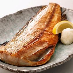 ホッケ開き焼き