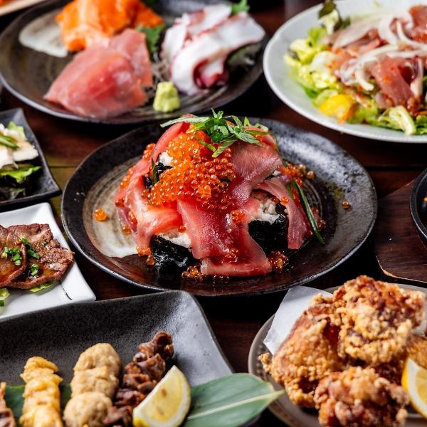 <Welcome/Farewell Party> A luxurious course featuring seafood and Wagyu beef with all-you-can-drink options! Perfect for drinking parties, banquets, group dates, and birthday parties in Shimbashi.