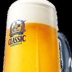 キンキンのビールで乾杯！