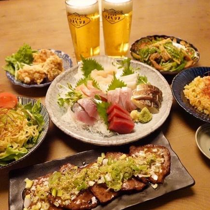 [6,000 yen course with 3 hours of all-you-can-drink] Includes a luxurious sashimi platter!