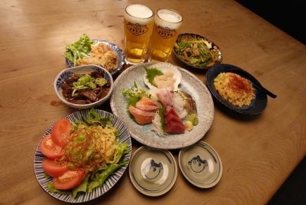 【5,000日元套餐+2小时无限畅饮】