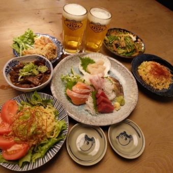 [3-hour all-you-can-drink course for 5,000 yen]
