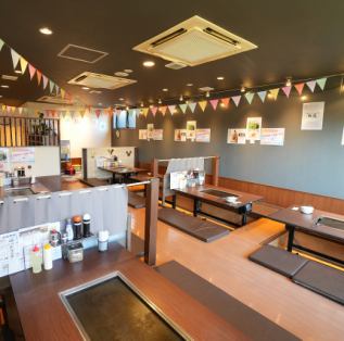 【掘りごたつ座敷席（2名～最大50名様迄）】掘りごたつ座敷席を完備！2名～最大40名様迄一度にご宴会が可能です♪会社宴会、ファミリー宴会、同窓会、子ども会、町内会などに大人数の宴会にぴったりなお席です☆