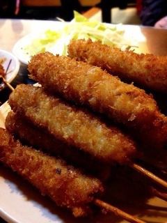 串カツ（2本)　味噌orソースorポン酢