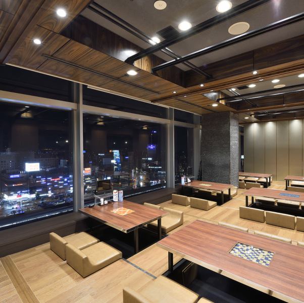 [Horigotatsu座位] 本店座位之间的距离很宽，为了让顾客可以放心地用餐，我们所有的工作人员都在努力预防传染病。我们还拥有最多可容纳 72 人的空间。推荐给各种聚会♪