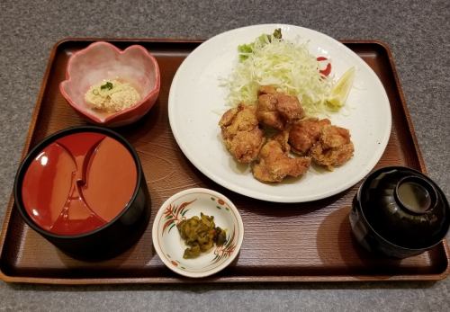 Okumikawa chicken fried set meal