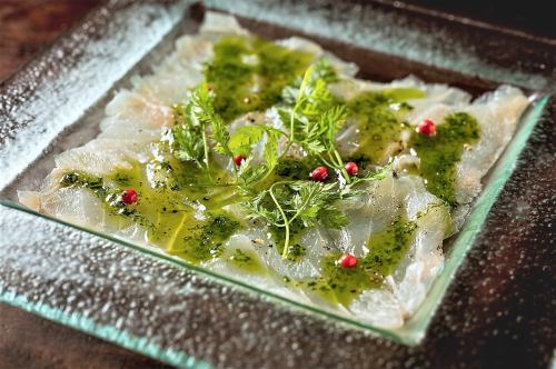 鮮魚のカルパッチョ