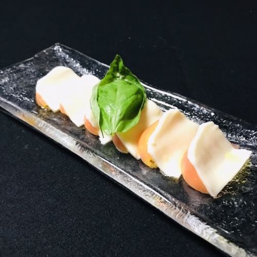 Caprese of tomato and mozzarella