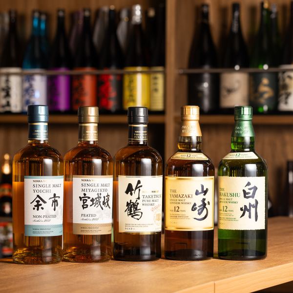 国内外から揃えた♪こだわりのお酒類など
