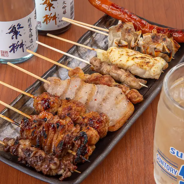 【各種宴会に】自慢の焼き鳥や〆の鶏出汁にゅうめんまで堪能!大満足のコース