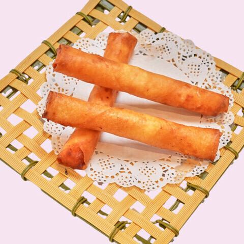 海鮮とチーズの春巻