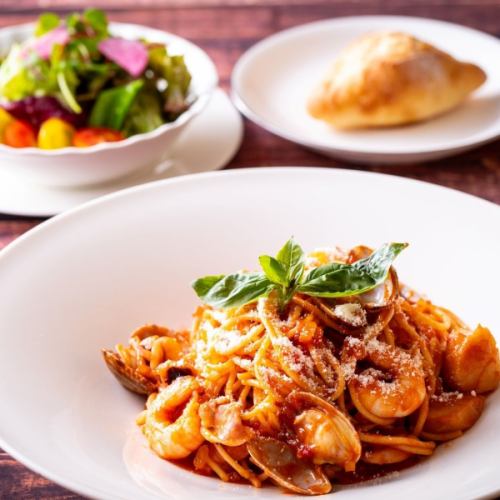 9月1日起:意大利面套餐【仅限下午茶时间】 ※供应时间:13:30~15:00(最后点餐时间:14:30)