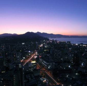 시엘 아쥬르 20층 개인실 플랜(디너) ※3일 전까지 예약 필요