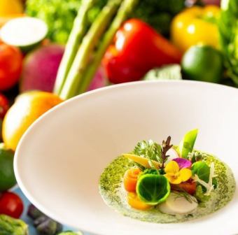 런치 「오이타 테로와르」\3,500 총 6품