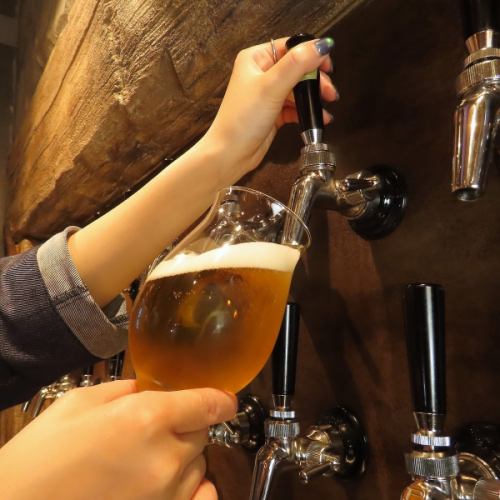 クラフトビールは随時6種