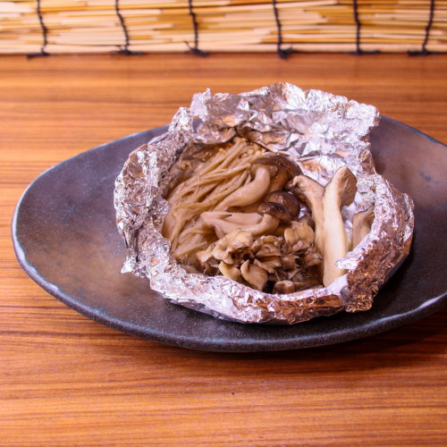 きのこのホイル焼き