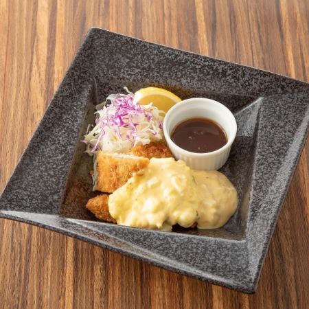 Fried Rausu Atka mackerel