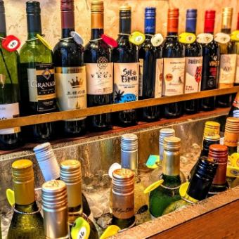 [Weekdays unlimited time] 40 types of wine buffet + all-you-can-drink draft beer, sours, etc. 2,090 yen