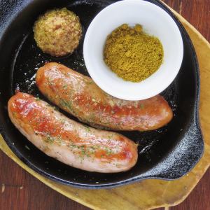 粗挽き＆ハーブの贅沢窯焼きソーセージ2種盛り