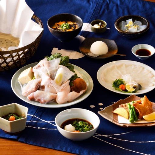 ◎飲み放題◎【数量限定】A5ランク天然とらふぐコース~天然唐揚げ付~前日迄要予約 ※11/16~