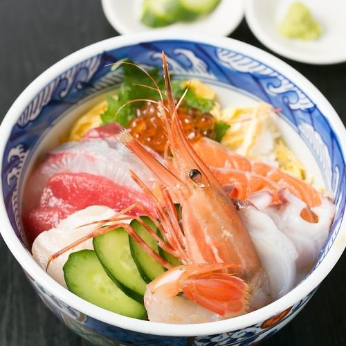 Exciting seafood bowl