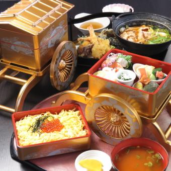 [Lunch only] Heian Gozen 1,750 yen + 500 yen comes with a small pot