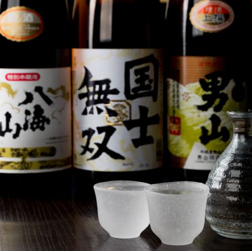 刺身にはやっぱり日本酒！