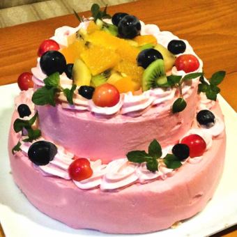 [☆Paid option] Homemade whole cake 2000 yen~♪