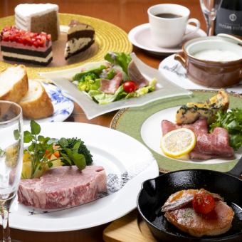 12/23~25限定♪【クリスマスコース】選べるメイン料理★サーロインステーキ・A5フィレなど