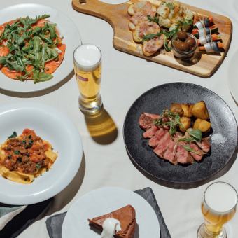 ＜グリル盛り合わせでお肉もご堪能♪＞豪華！カイザーコース6,000円／全8品【2H飲み放題付き】