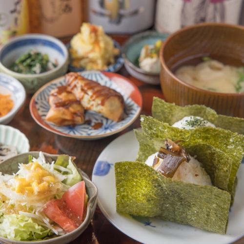 ランチセット(おむすび2個)