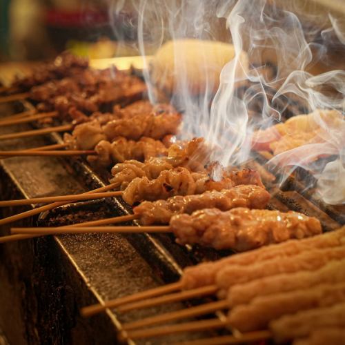 職人技が光る☆備長炭の炭火焼き。