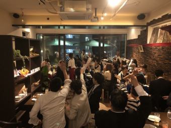 【貸切!】最大60名様まで☆歓迎会、送別会や貸切パーティーに♪ビュッフェstyleで→5000円☆