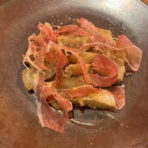 생햄과 대나무의 멸치 마늘 마리 네 ~ 산초의 향기 ~
