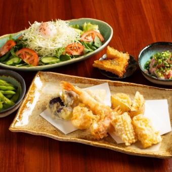 【贅沢宴】博多天ぷらや熊本県産馬刺し◎ちりとり鉄板等全7品120分飲み放題付7000円（税込）