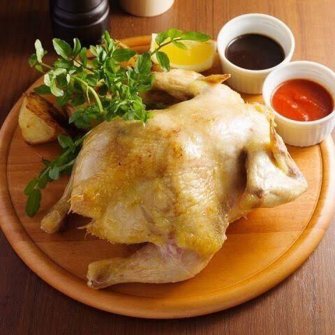 本格ロティサリーチキン！