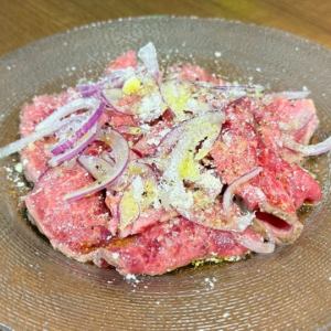 牛赤身のカルパッチョ