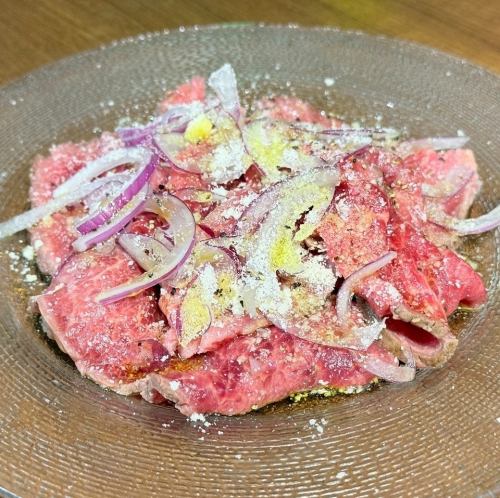 牛赤身のカルパッチョ