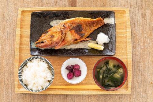 <Set meal> Golden sea bream open set meal