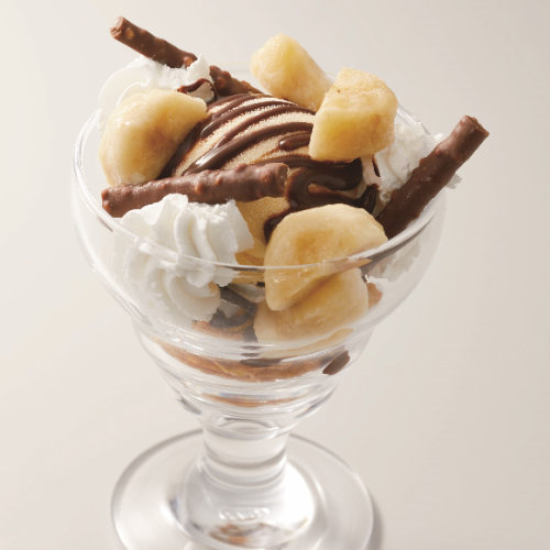 Chocolate banana parfait