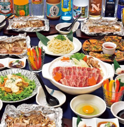 極彩コース】2時間制飲み放題付き!全7品4000円(税込)