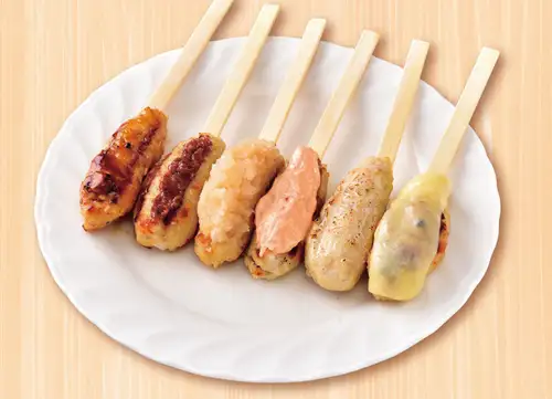 軟骨入りつくね盛合せ