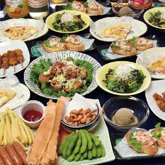 [Banquet Course] 2-hour limit (last order 30 minutes before closing) with all-you-can-drink! 7 dishes total, 4,000 yen (tax included)