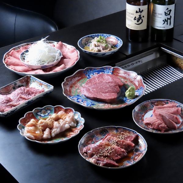 1日5組限定！“限定カウンター席”で楽しむヒレ付きプレミアムコース 9900円【飲み放題120分付】