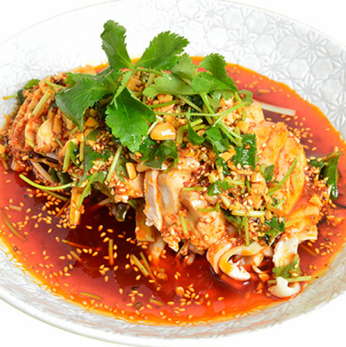 Sichuan style drooling chicken