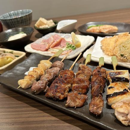 【僅限餐食】盡情享用本店招牌雞肉料理! 「彩印套餐」4,620日圓