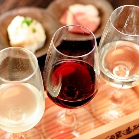Of course, you can enjoy wine from the early hours as well as the lunch menu ♪