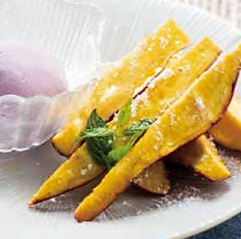 Sweet Potato Honey ~Purple Sweet Potato with Ice Cream~