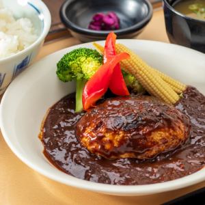 デミハンバーグ定食