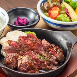 ハラミステーキ定食